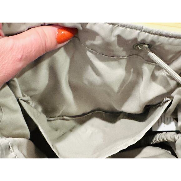 Jason Wu Puffer Nylon Drawstring Bucket Bag Beige Removable Adjustable Strap - Picture 11 of 16